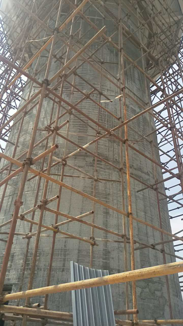 臨沂指揮塔臺澆筑完成