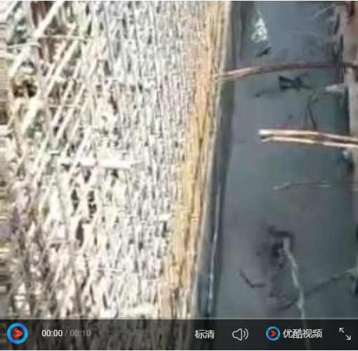 路橋填充澆筑現場